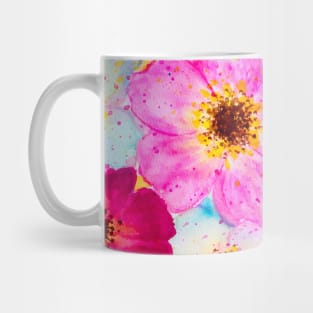 Pastel floral pattern Mug